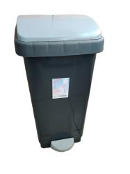 Pedálos szeméttartó 50 L-es , szürke (528)