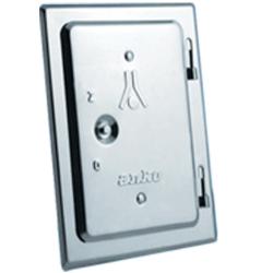 Kéményajtó 160x280 mm horganyzott merevített (11340)