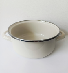 Bonyhádi Alice zománcozott lábas ételhordóhoz 16 cm