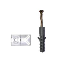 SB tükörleszorító, műanyag transzparens, 4 db/dob (3960091)