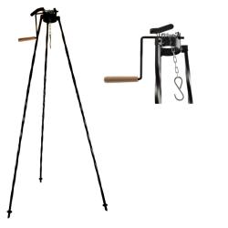 Perfect Home tekerős bográcsállvány 120 cm (16658)