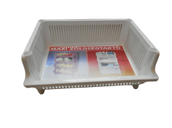 Maxi zöldségtároló 39,5 X 30 X 17 cm (169-fehér)