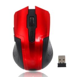 Silverline RF107 vezeték nélküli optikai egér 2.4GHz 1600dpi piros (SIRF107R)