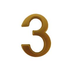 SB  ajtószám öntapadós matt arany 3 (3970163)