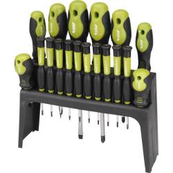 Extol Craft csavarhúzó készlet műanyag tartóval 18 db- os (53145)