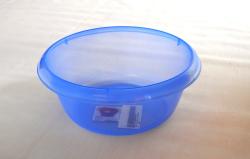 Körtál műanyag 24 cm kék átlátszó (337)