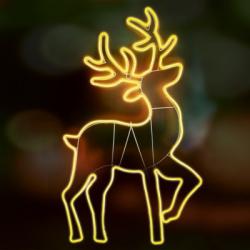 Home LED-es neon light figura, szarvas (NEON 4)