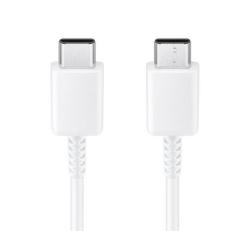 Samsung adatkábel (Type-C - Type-C, 3A, 25W, gyorstöltő, 180cm) FEHÉR