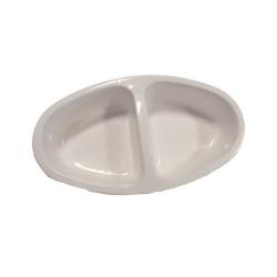 Macska- és kutyatál gumi lábakkal (229 fehér)