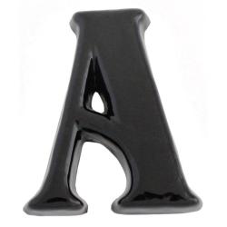 SB  kerámia házszám A betű fekete 12cm (3970071)