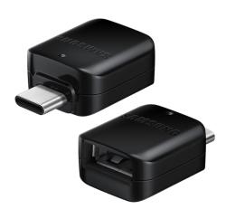 Samsung adapter (USB aljzat - Type-C, OTG, adatátvitel) FEKETE