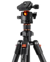 K&F Concept K254C2 karbon állvány, BH-36L gömbfej, 162cm magasság, 8kg teherbírás (KF-09-123)