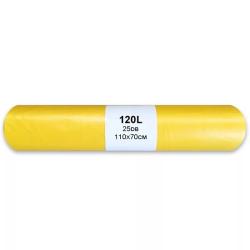 Szemeteszsák 120 L (25 db) sárga (3393322)