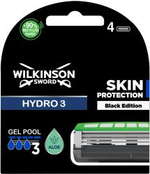 Wilkinson Hydro3 Black férfi borotvabetét 4 db-os (UWBM05)
