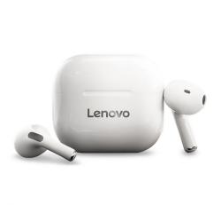 LENOVO LIVEPODS LP40 bluetooth fülhallgató SZTEREO (v5.0, TWS, mikrofon, zajszűrő + töltőtok) FEHÉRL
