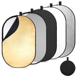 K&F Concept 5in1 derítőlap, 60cmx90cm + hordtáska (KF-18-0010)