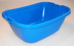 Lavór szögletes, műanyag,  30 l, kék (1022)