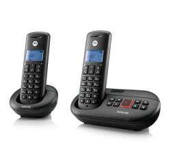 Motorola E212 telefon készülék (vezeték nélküli, 1 bázis, 2 kézibeszélő, kijelző, üzenetrögzítő, DEC