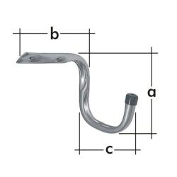 Velano Garázskampó 120 x 180 x 120 mm kerékpár (3214210)