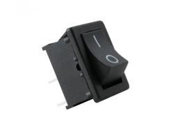 Home mini billenőkapcsoló 250 V, 1ák, fekete (ST 1/BK)