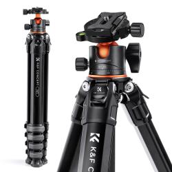 K&F Concept Traveller M1 kompakt utazó fényképező állvány, tripod gömbfejjel V1 (KF-09-105V1)