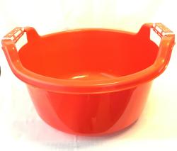 Fogantyús műanyag lavór, 20 l, piros (1405)