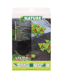 NATURE talajtakaró fólia fekete, 1,4x10m, 50 mikron (6032016)