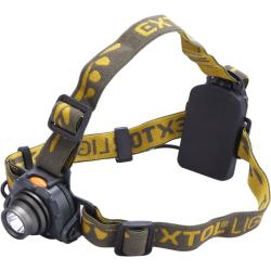 Extol Light LED fejlámpa, 3 W, CREE XPE, 120 Lumen; szenzorral, cseppálló, 3 funkció (teljes/fél fén