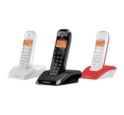 Motorola S1203 TRIO telefon készülék (vezeték nélküli, 3 kézibeszélő, nagy gomb és kijelző, DECT) FE