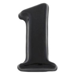 SB  kerámia házszám 1 fekete 12cm (3970061)