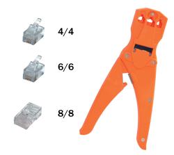 SMA krimpelőfogó, telefondugóhoz, műanyag (TW 3-6)