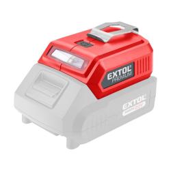 Extol Premium töltő adapter USB eszközökhöz, Share20V / USB (8891896)
