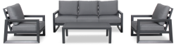 Kültéri Ülőgarnitúra 4 részes Bangkok Alumínium (74632,74633,74634)