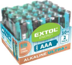 Extol elem készlet 1,5 V AAA, LR03 20 db (42012)