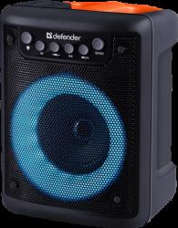 Defender Hordozható hangszóró Funky 10 W, fény/BT/FM/USB/MIC/AUX
