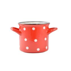 Perfect Home levesestál piros pöttyös 385ml (15036)