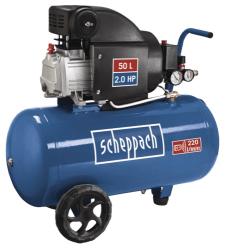 Scheppach olajkenésű kompresszor, 50 liter, 1500 W (HC 54)