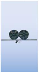 Krause MONTO + STABILO fali vezetőgörgő készlet kéttagú húzóköteles és sokcélú létrákhoz (122254)