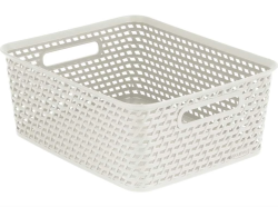 Curver Style rattan kosár 18L krémszínű (205845)