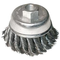 Extol Craft drótcsiszoló fazékkefe, sodort szálú 80mm (17009)