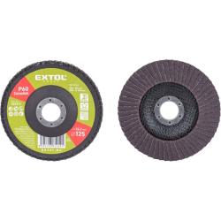 Extol Craft lamellás csiszoló acél, 125×22mm, P60, kúpos (903313)