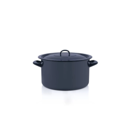 Metalac Classic zománcozott mély lábas fedővel 30 cm, 12,5 L (355984)