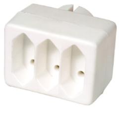 3-as elosztó 3 euro aljzat (NV 23/WH)