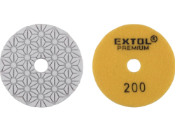 Extol Premium gyémánt csiszolókorong/polírkorong, tépőzáras, 100mm, P200 (8803094)
