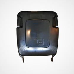 Kukafedél 120 literes kukához fekete (15053)