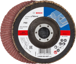 Bosch X431 Alox legyezőtárcsa, átmérő 125 mm, P60 (2608603657)