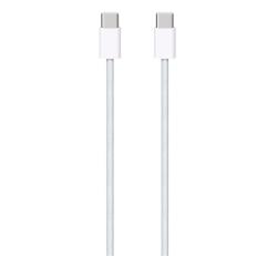 Apple adatkábel (Type-C - Type-C, 100cm, szőtt borítású) FEHÉR