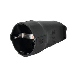 Home földelt aljzat egyenes kábelvezetéssel (NEA 1/BK)