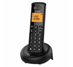 Alcatel E160 telefon készülék (vezeték nélküli, kijelző, DECT) FEKETEE160_B