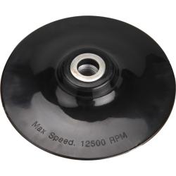 Extol Gumitányér sarokcsiszolóhoz; 125mm, M14, kemény, max. 12.500 ford./perc (108550)